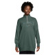Nike Γυναικείο φούτερ Sportswear Phoenix Fleece Oversized 1/4 Zip Logo Top